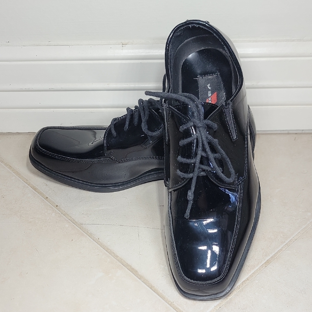 Black Patent Tuxedo Shoes Dunbar Oxford Men's Dress Shoes